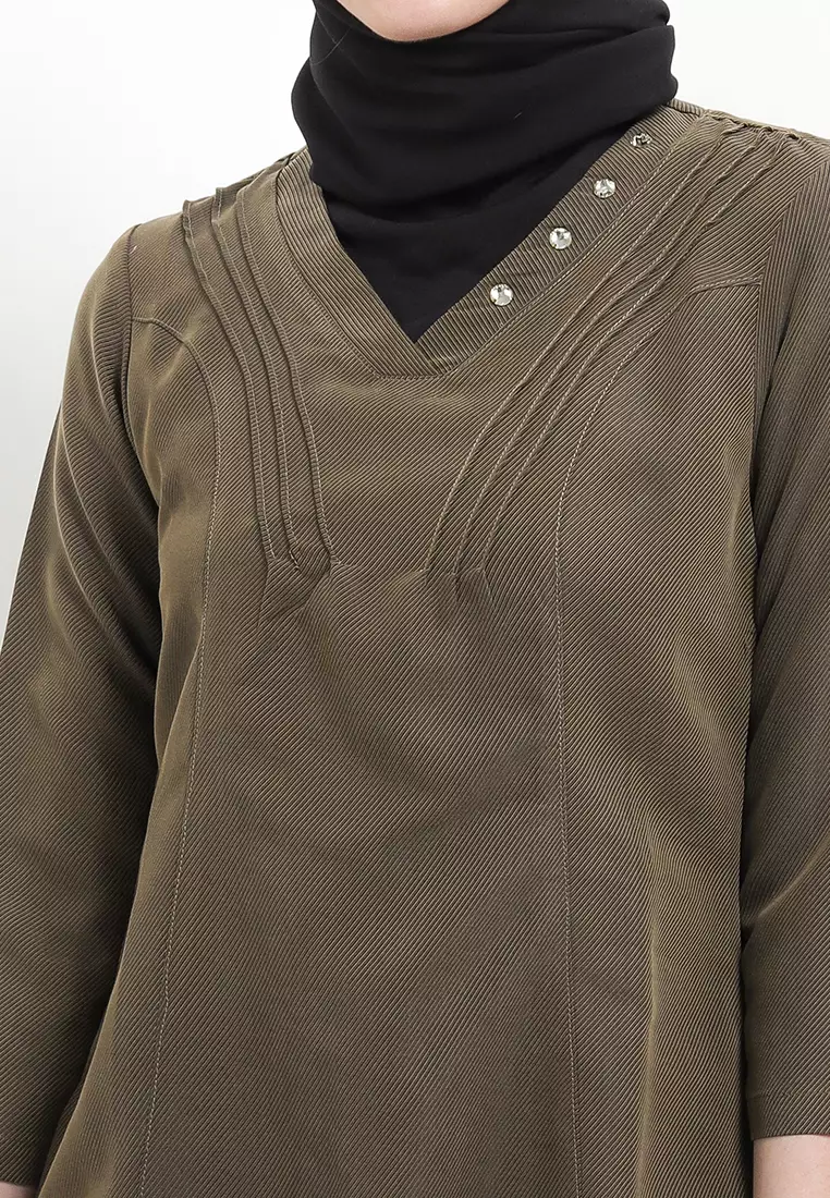 Shella Tunic In Brown