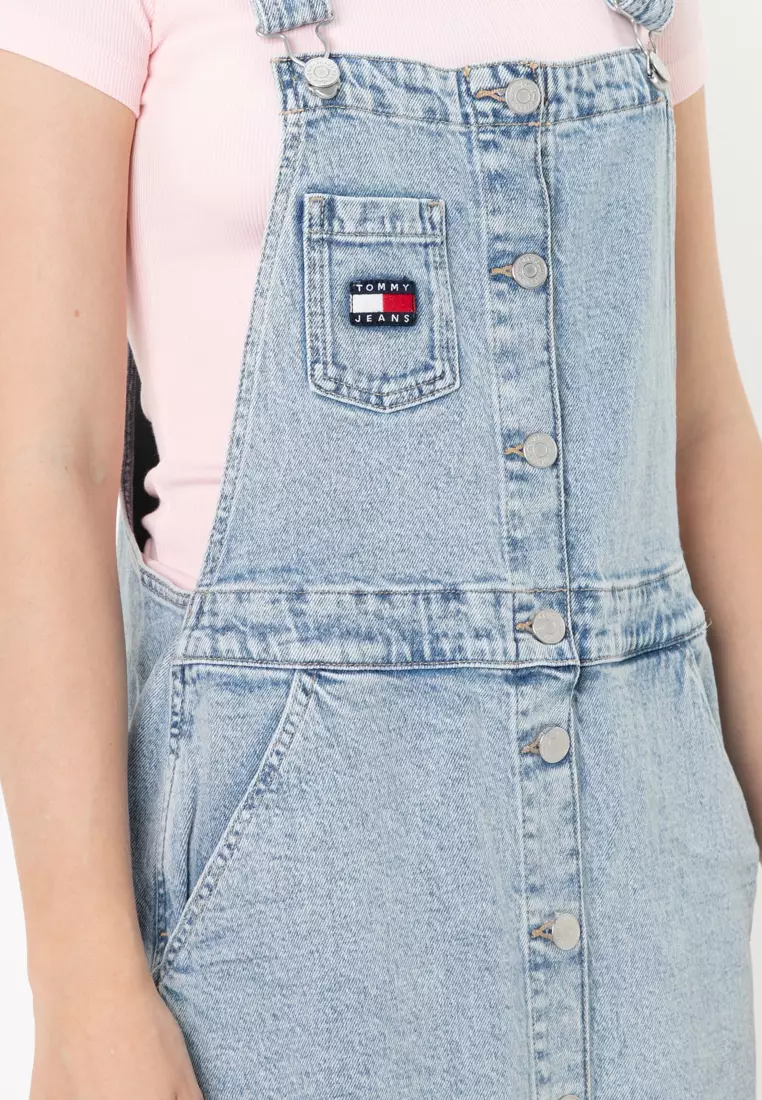 Dungaree Midi Dress - Tommy Jeans