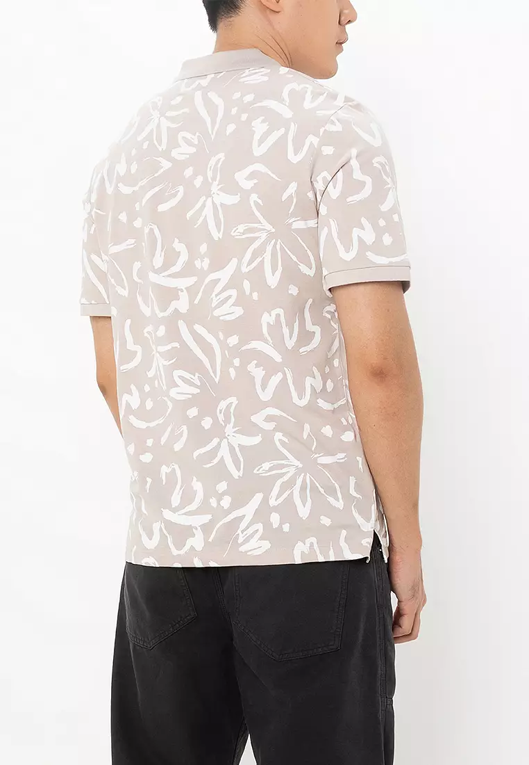 Jeff Monochrome Polo Shirt