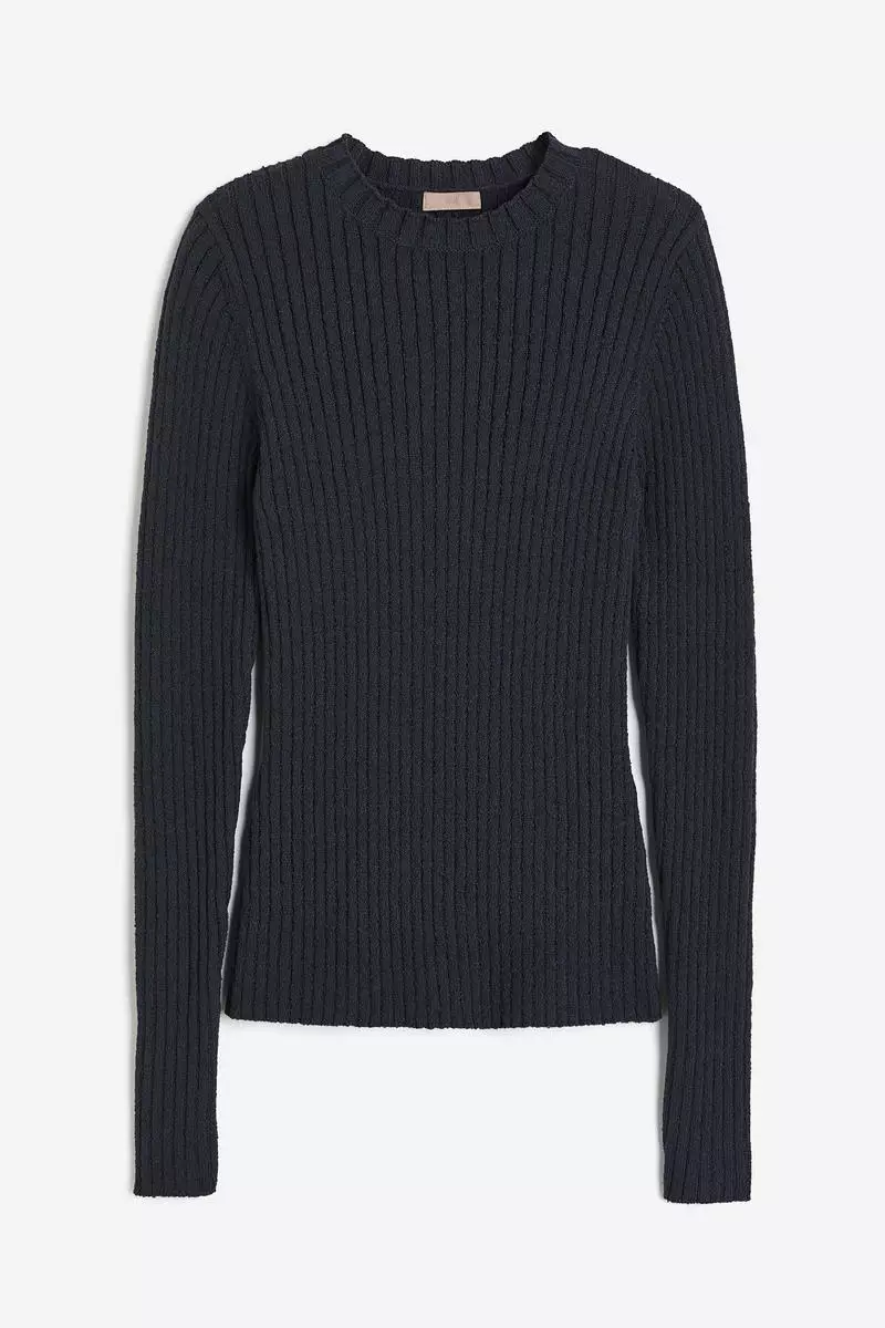 Rib-knit top