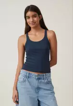 Buy Cotton On Staple Rib Scoop Neck Tank Top 2024 Online