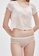 Celessa Soft Clothing White Wedding - Mid Rise Mesh Brief Panty EC072US320047DGS_1