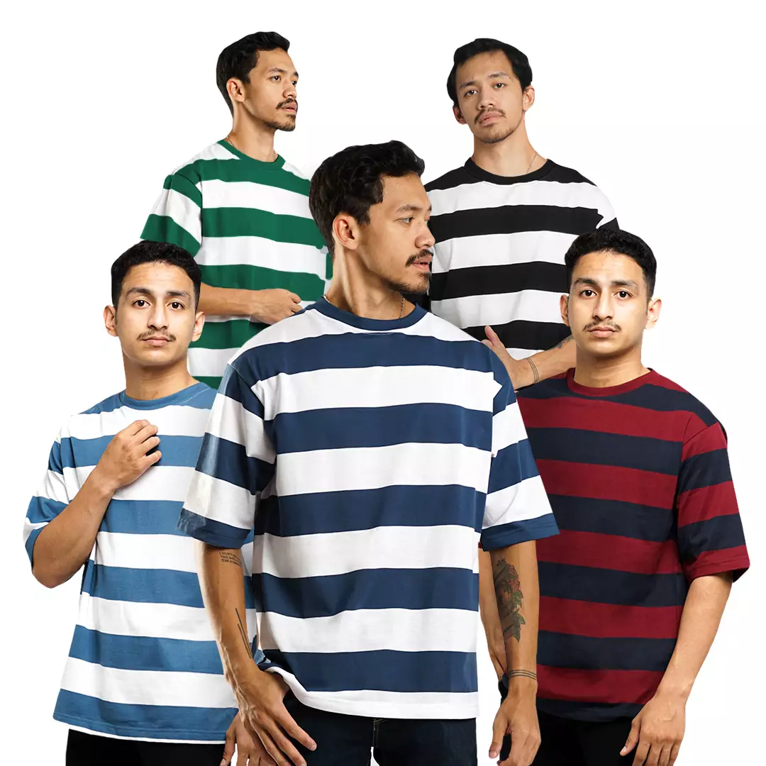 MATSUDA Kaos Oversize 20s Stripe Heavyweight Maebashi