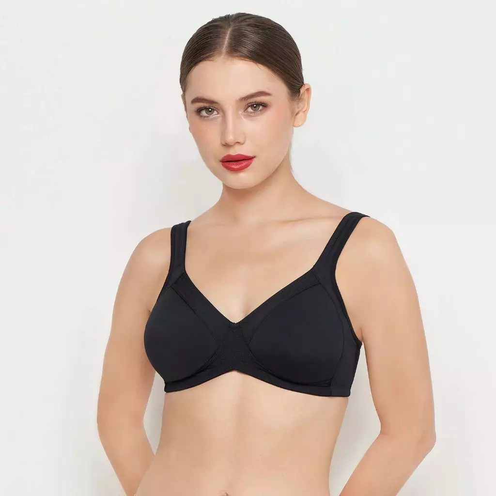Sorella Bra Bellamore Mastectomy Wireless N11-29935B - Black