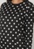UniqTee black 3/4 Sleeves Polka Dot Sweatshirt 4D31FAAFF09A97GS_3