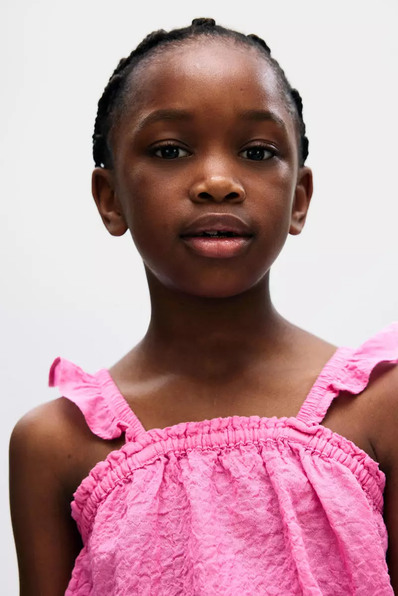 2-piece crinkled cotton set