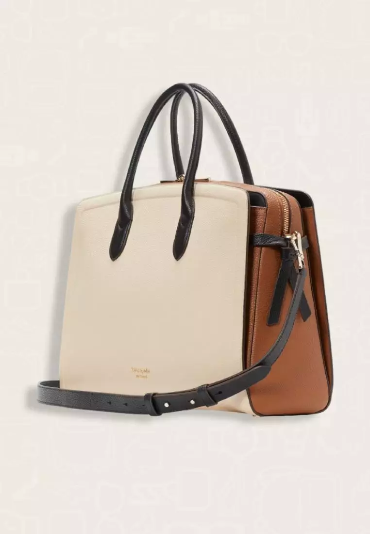Kate Spade Knott Colorblocked Commuter Bag Allspice Cake Multi