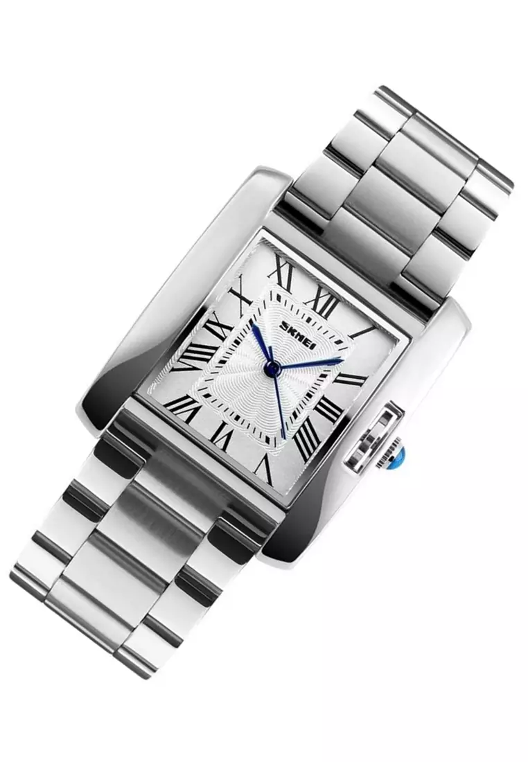 Jam Tangan Kasual Analog Wanita Waterproof Strap Tali Material Stainless JA58 ORIGINAL
