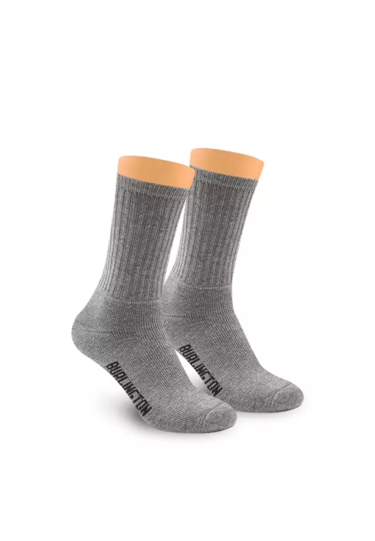 Burlington Men's Cotton Thick Sports Crew Socks 3 pairs in a pack 0223