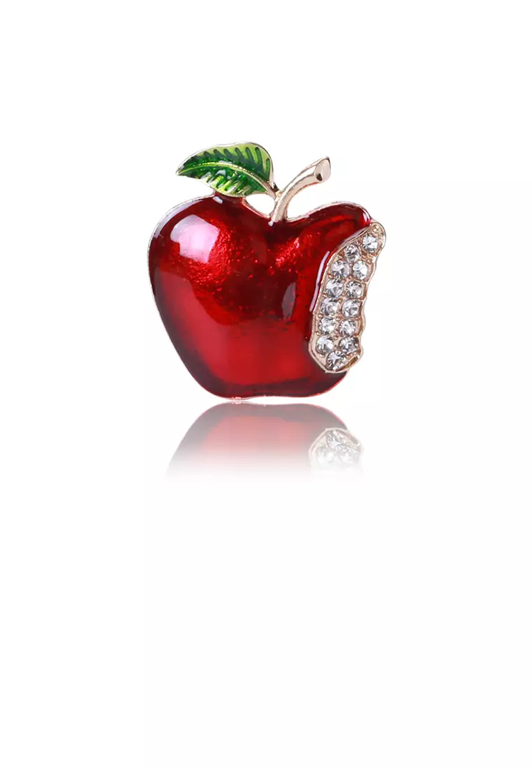 Red apple charm sale