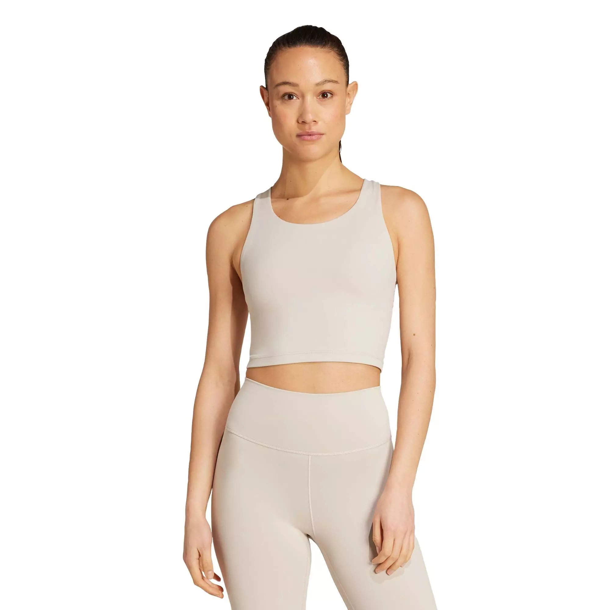 Gym & Training All Me Medium Support Bra Tank Top Women Beige JL5522