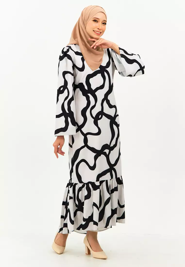 Mable Printed Dress