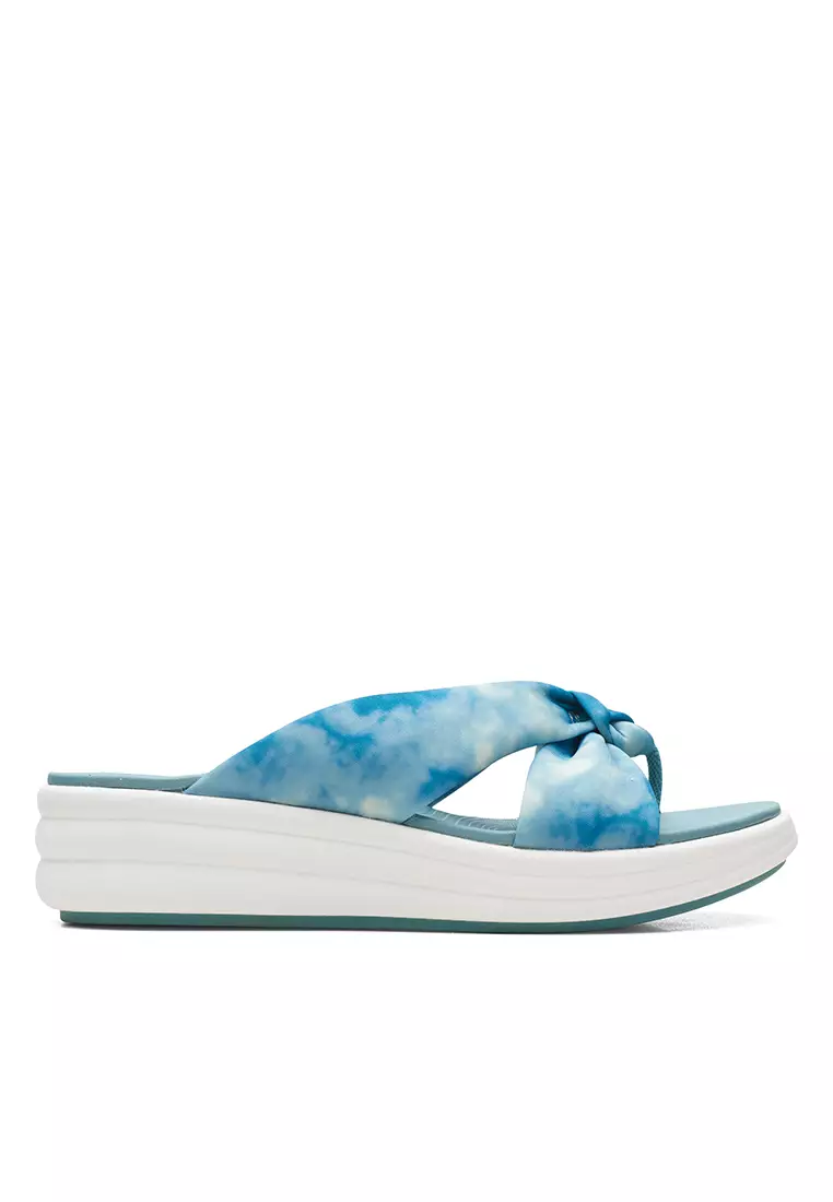 Discount on Clarks  shoes - SKU: Drift Ave Sandal Teal Combi