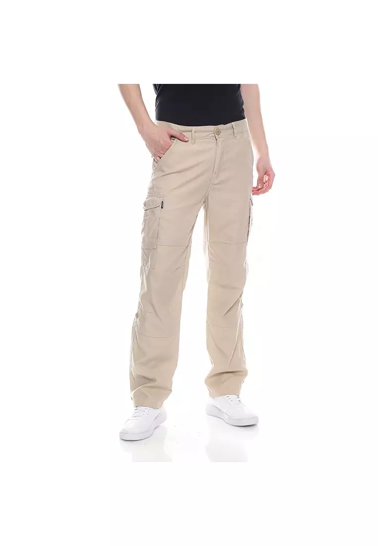 Cargo Long Pants Celana Panjang - Cotton Drill Cream