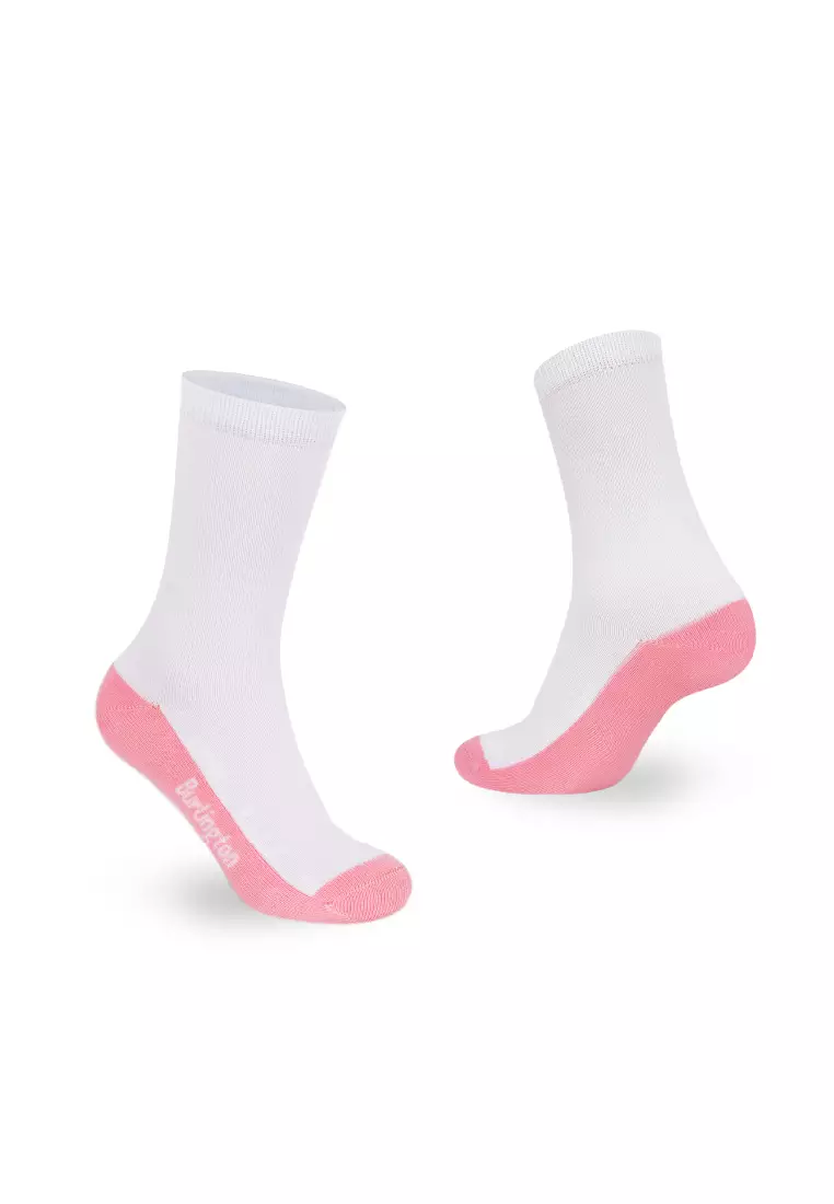 Girl's Cotton Lite Casual Crew Socks 3 pairs in 1 pack BGCKG60