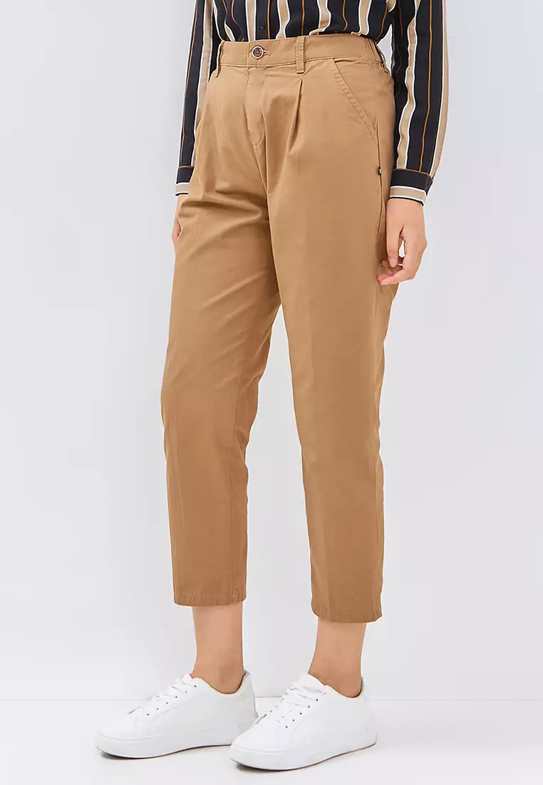 C2 Welvey Brown Pants Wanita