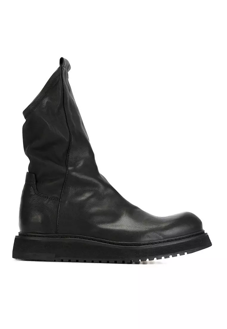 Discount on Twenty Eight Shoes  shoes - SKU: VANSA  Trendy Retro Leather Mid Boots VSM-B2692