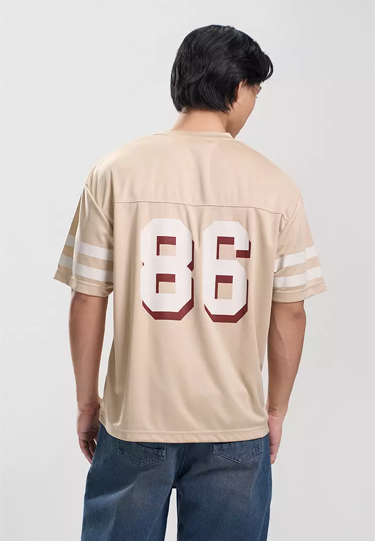 86 Relaxed Fit Football Jersey