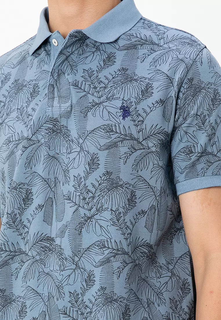 Buy US POLO ASSN Short Sleeves Pattern Polo Shirt 2025 Online | ZALORA ...