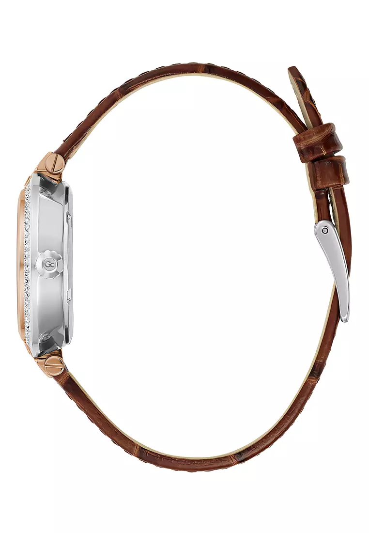 Gc Vogue Mid Size Leather Women's Watch Swiss Made - Z22004L1MF