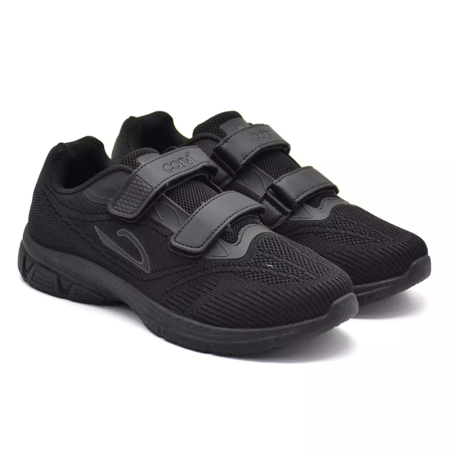 Carvil Sepatu Anak Fritz-01 LC Black/Black
