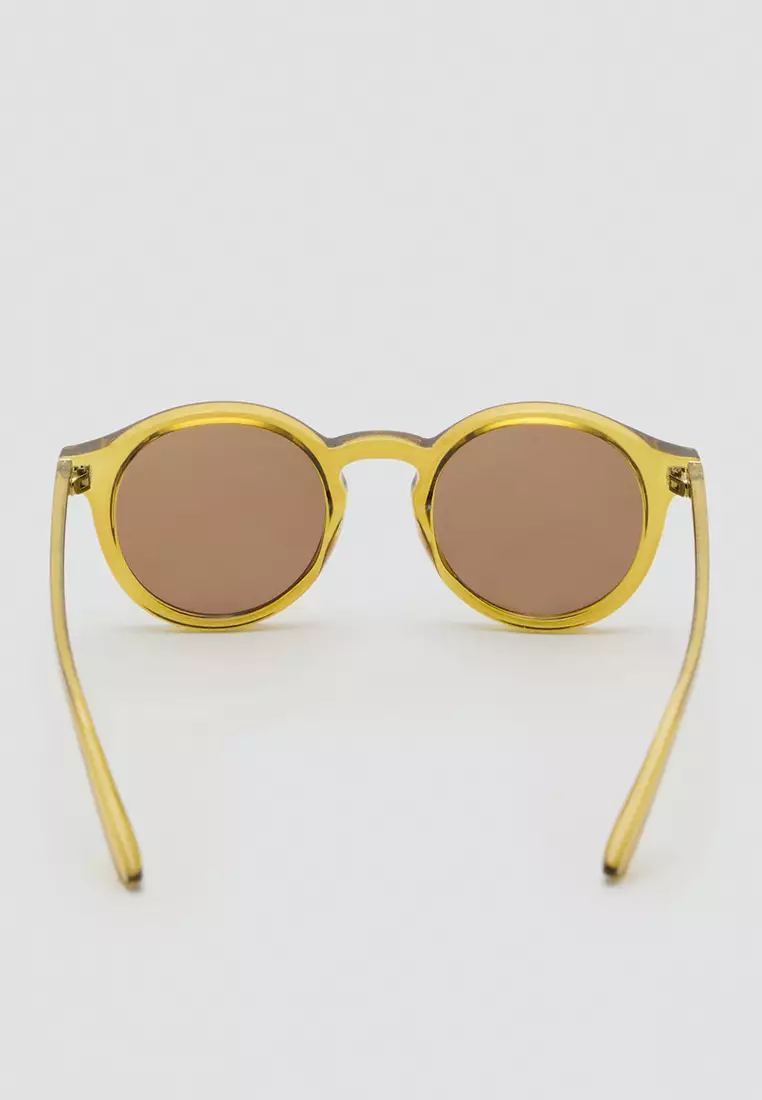 Semi-Transparent Frame Sunglasses