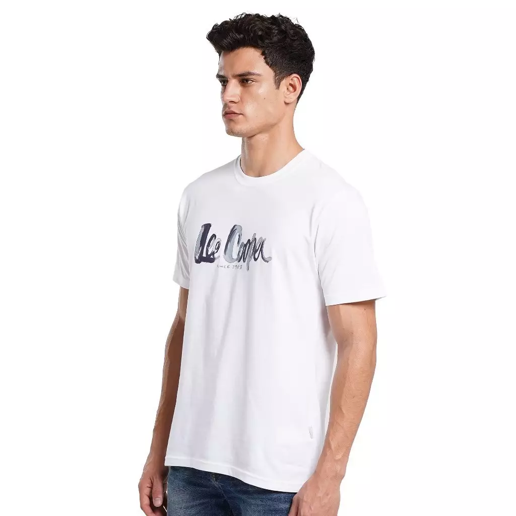Lee Cooper T-Shirt Crayon BW White