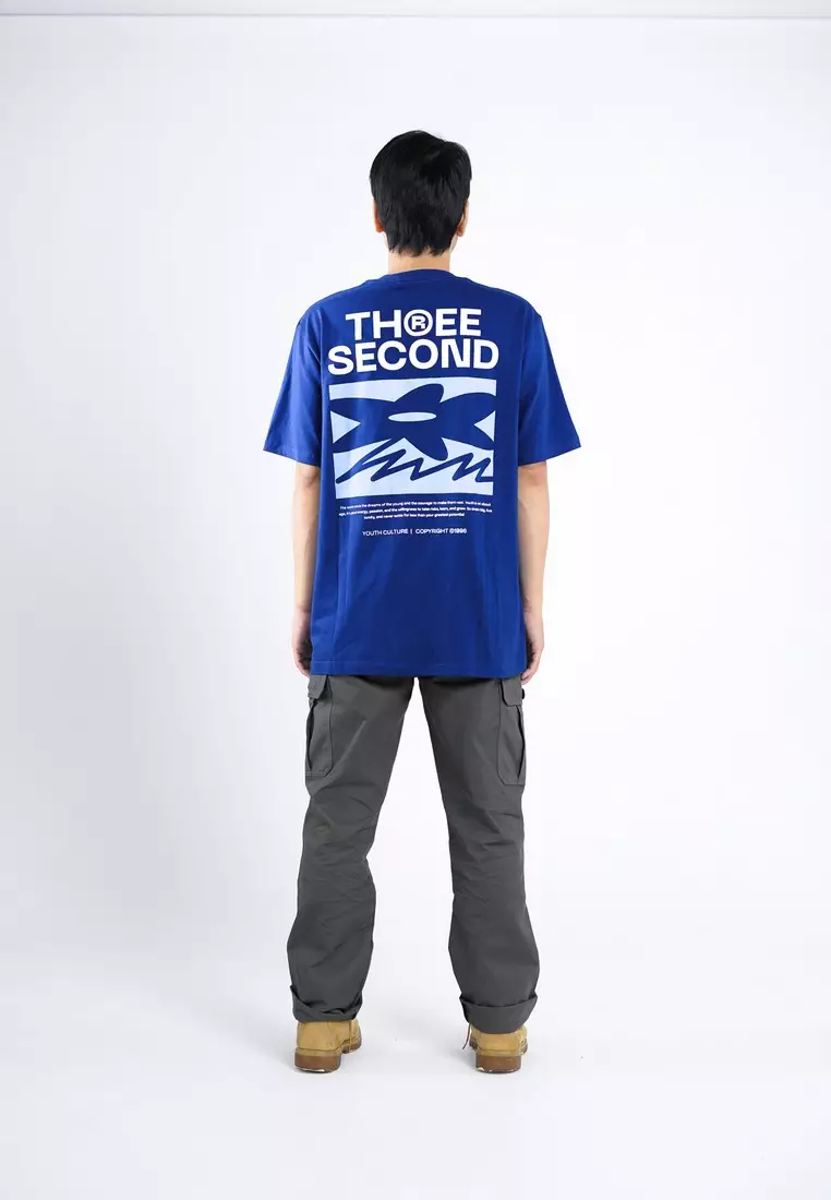 3Second Men's T-Shirt Short Sleeve Regular Fit Cotton Colmar OL-C260425