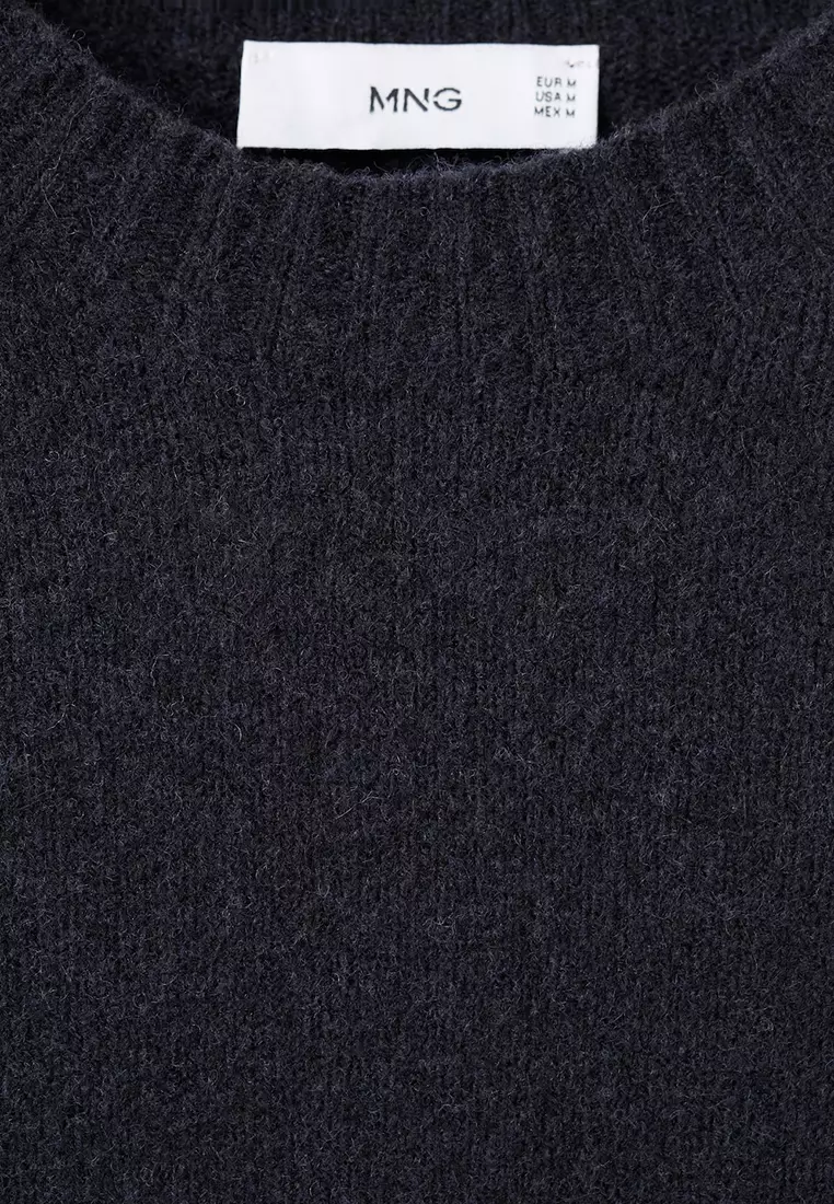 Knitted Wool Blend Sweater