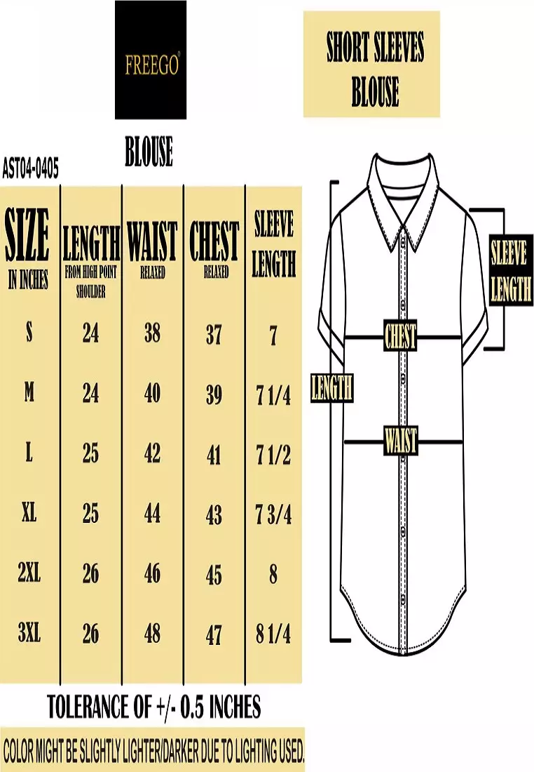 Woven Textured Short Sleeve Blouse