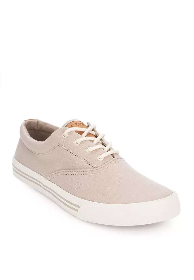 Discount on Sperry  shoes - SKU: Men's Striper II Linen CVO Sneakers Grey