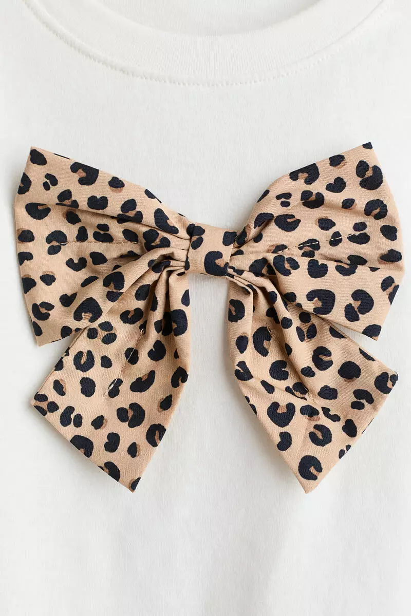 Motif-detail t-shirt