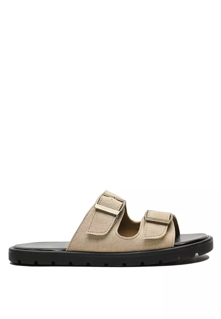 Discount on Twenty Eight Shoes  shoes - SKU: Buckle Strap Microfiber Leather Sandals Ww8397-1