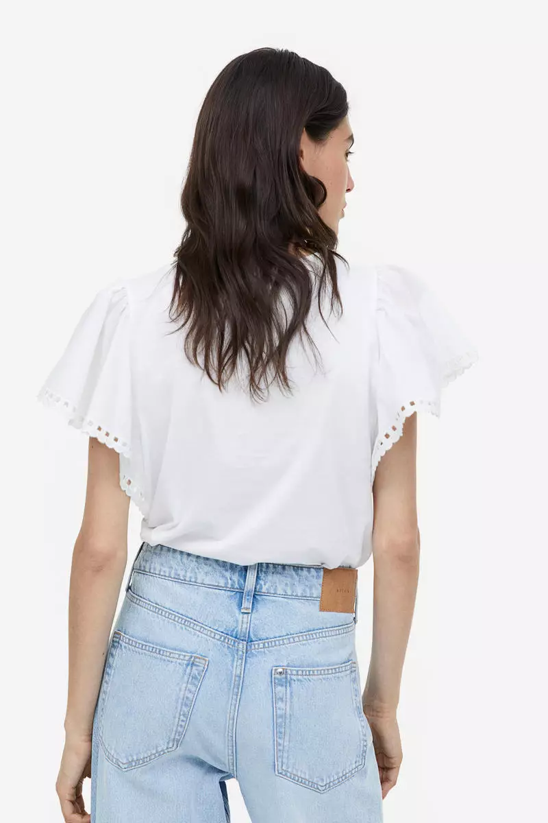 Buy H M Butterfly sleeved top 2023 Online ZALORA Singapore