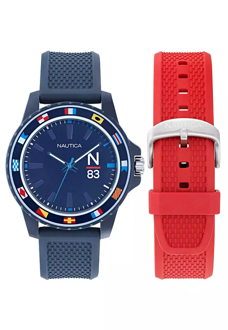 Jual Nautica Watch Nautica N83 Gents Boxset Watch Finn World
