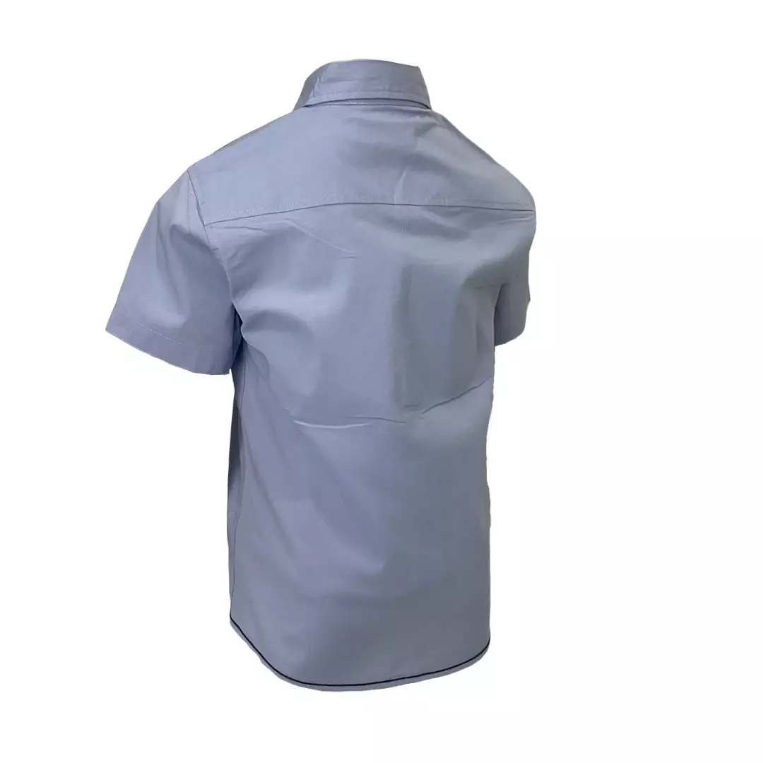 Pingu Kemeja Anak Laki Laki Polos Pendek Biru D92200332E