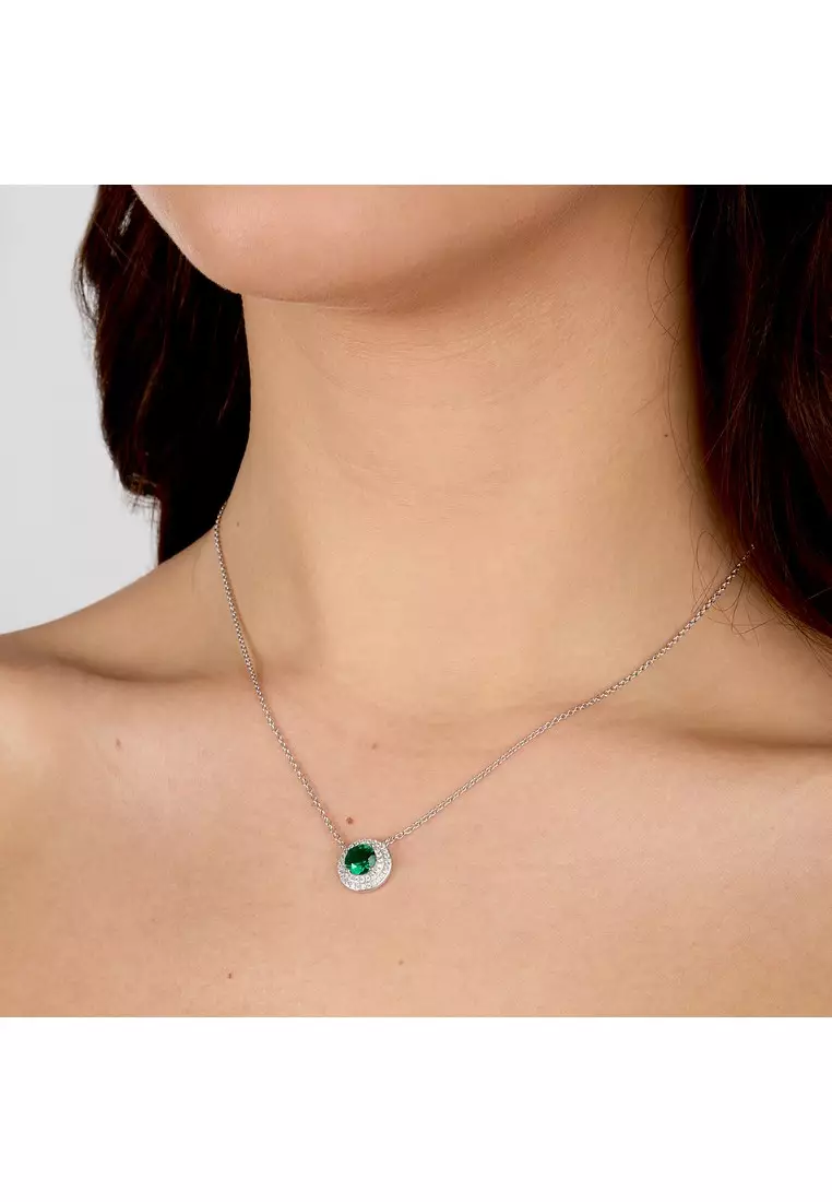 Morellato Tesori Eterni 40+5 cm Green Women's Silver 925 Necklace SAIW272