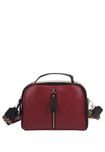 Jual Mayonette Mynt By Mayonette Selva Sling Bag Maroon Original Zalora Indonesia