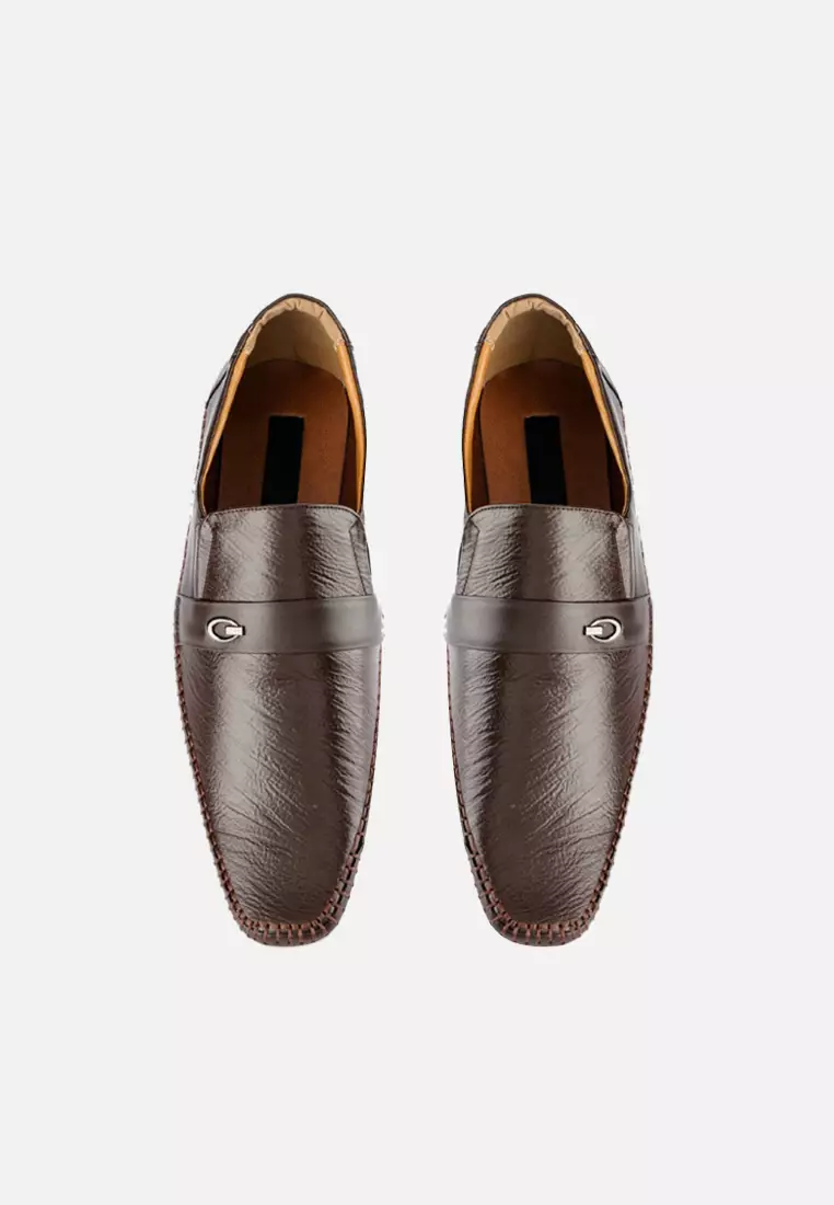 Albert Men Formal Shoes Slip On with Metal Buckle