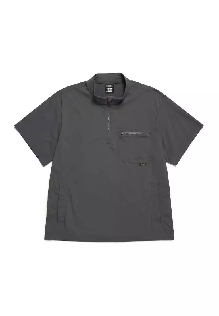 男女同款FIOTOS短袖Anorak輕便運動外套