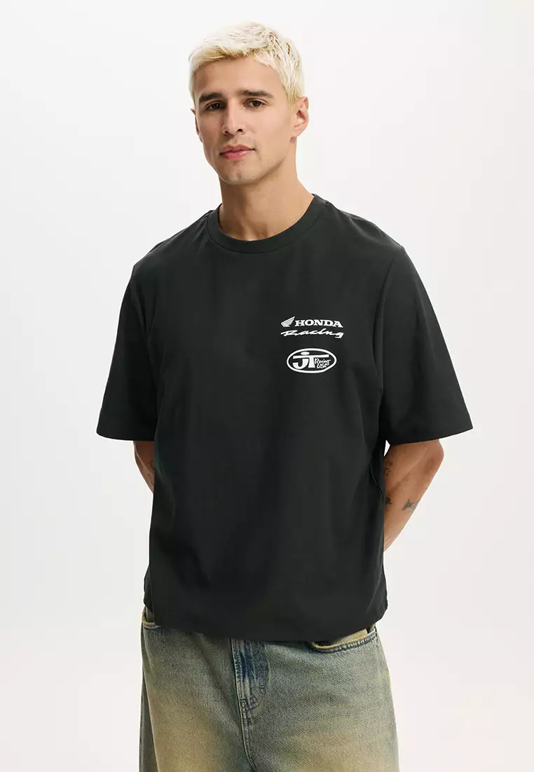 Cotton On Cropped Fit Honda x JT Racing T-Shirt 2026 | Buy Cotton