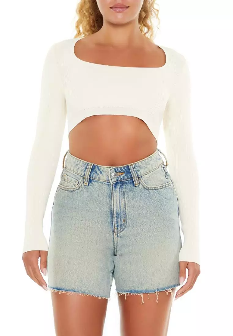 Forever 21 knit crop top shop