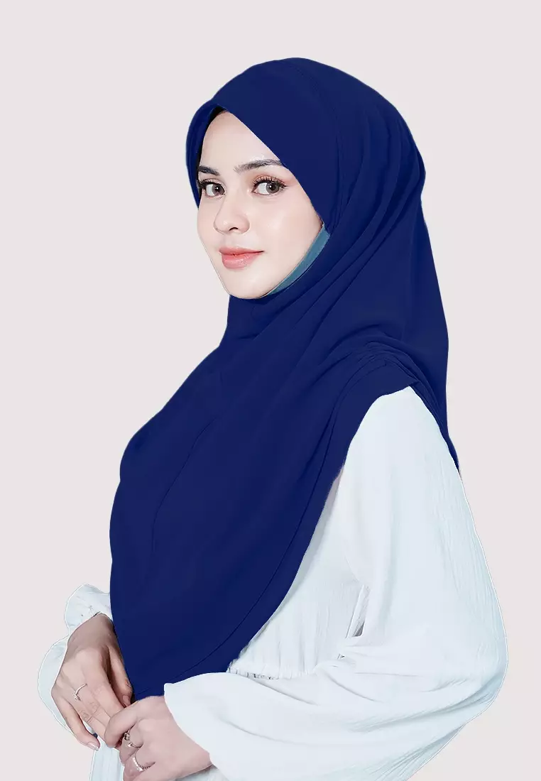 HIJAB INSTAN IRISH - NAVY