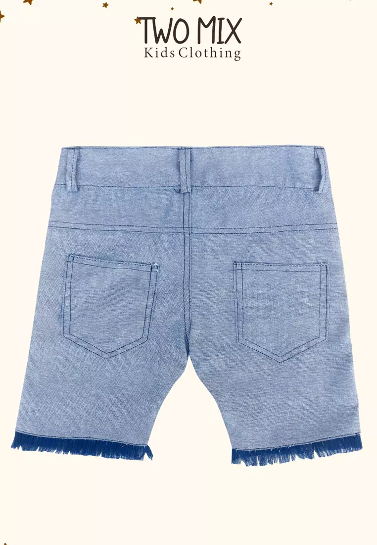 Two Mix Kids Denim Hot Pants - Celana Pendek Jeans Anak Perempuan 1-8 Tahun 4321