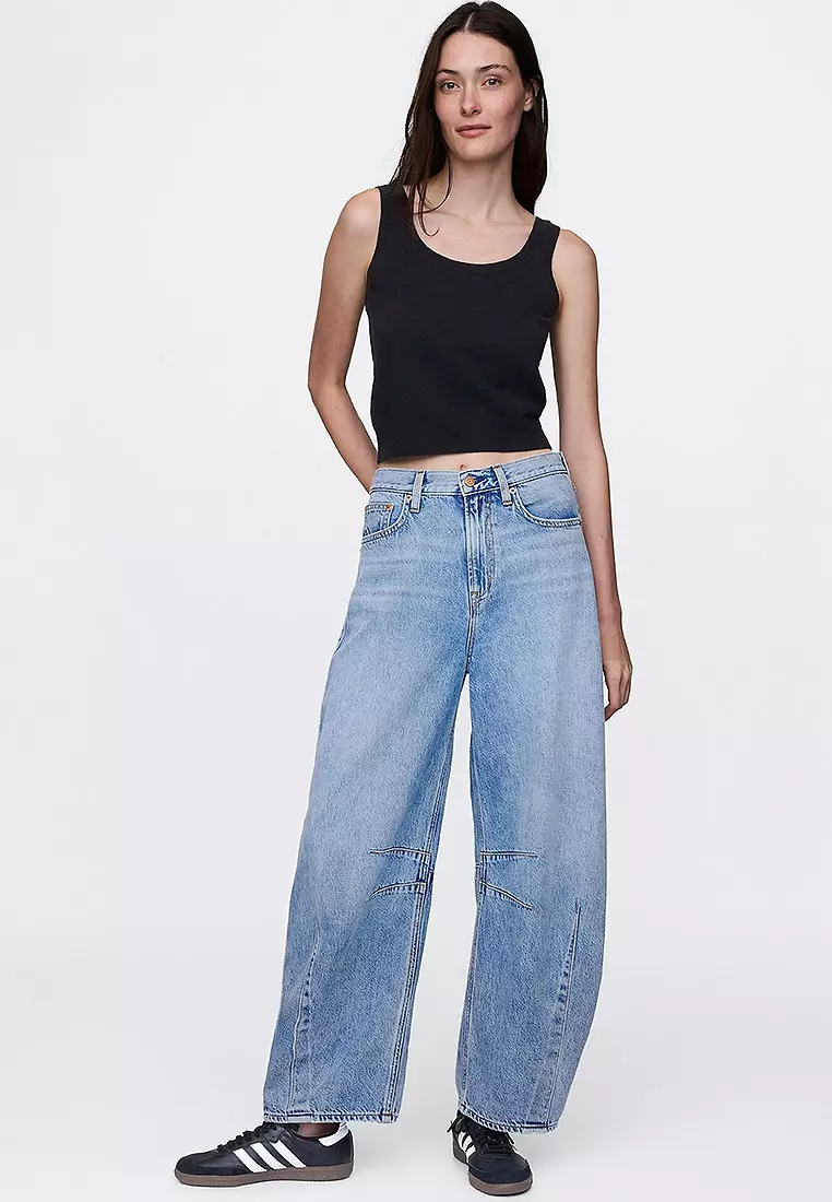 High Rise Horseshoe Jeans