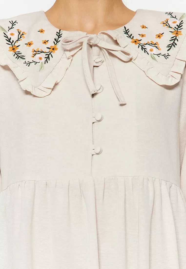 MODEST Tiered Midi Dress