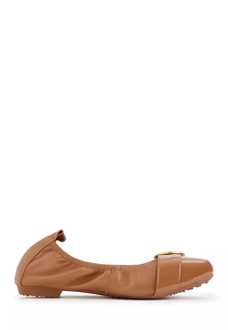 Discount on BONIA  shoes - SKU: Brown Pasqelina Ballerinas