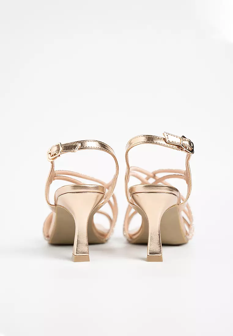 Yvan Cross Slingback Heels