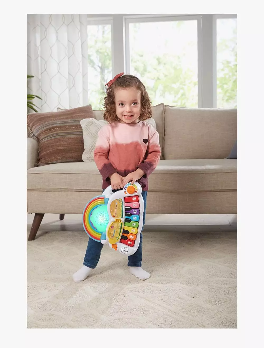 Leapfrog Learn & Groove Rainbow Lights Piano - LPF80-612400 - Multicolor