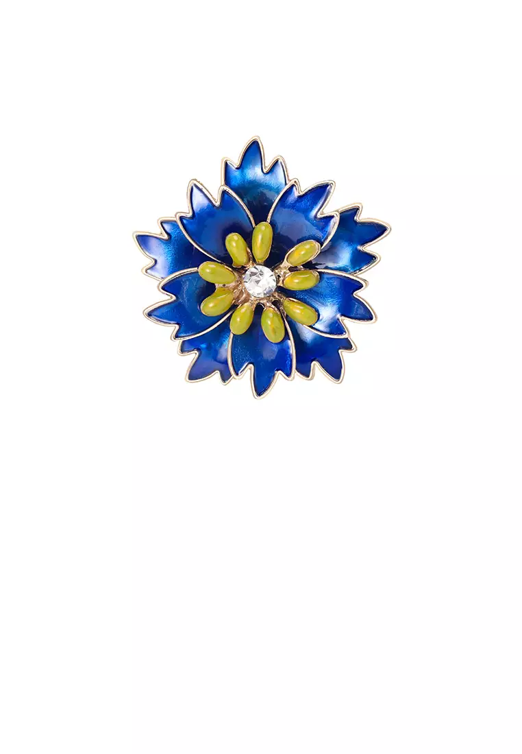 Gold flower pins store